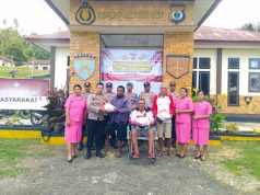 Berbagi kasih jelang Hari Bhayangkara ke-80, Polsek Nirunmas berikan Bansos bagi Lansia dan Disabilitas