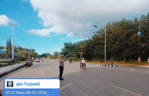 Optimalkan pengaturan Pagi, Sat Lantas Polres Kepulauan Tanimbar komit berikan pelayanan terbaik bagi Masyarakat