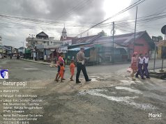 Gelar gatur pagi, Sat Lantas Polres Kepulauan Tanimbar wujudkan Kamseltibcarlantas dan pelayanan prima