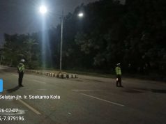 Sat Lantas Polres Kepulauan Tanimbar kembali intensifkan patroli blue light jelang subuh, antisipasi balap liar dan begal