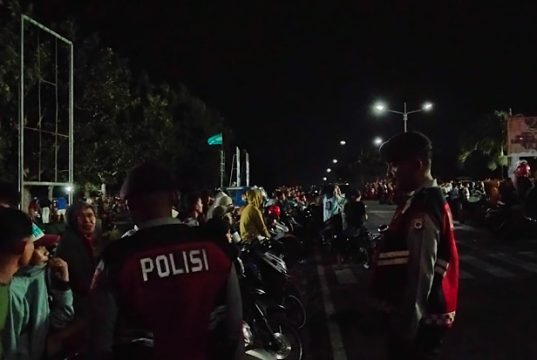 Ciptakan Kamtibmas kondusif, Sat Samapta Polres Kepulauan Tanimbar patroli jam rawan sekaligus amankan Nobar Piala Dunia 2026