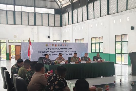 Matangkan kesiapan groundbreaking PSN, TNI-Polri gelar TFG pengamanan VVIP kunjungan Presiden RI di Tanimbar