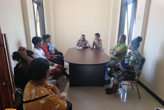 Redam konflik, Bhabinkamtibmas Lauran sukses menyelesaikan kasus pengeroyokan Warga binaannya