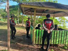 Patroli di kawasan wisata, Sat Samapta Polres Kepulauan Tanimbar jamin keamanan pengunjung