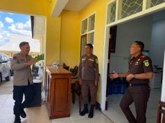 Pererat silaturahmi, Kapolres Kepulauan Tanimbar bersama PJU silaturahmi ke Kejaksaan Negeri