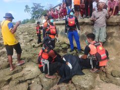 Sinergi Polres Kepulauan Tanimbar dan Tim SAR gabungan berhasil evakuasi korban laka laut di Desa Kabiarat