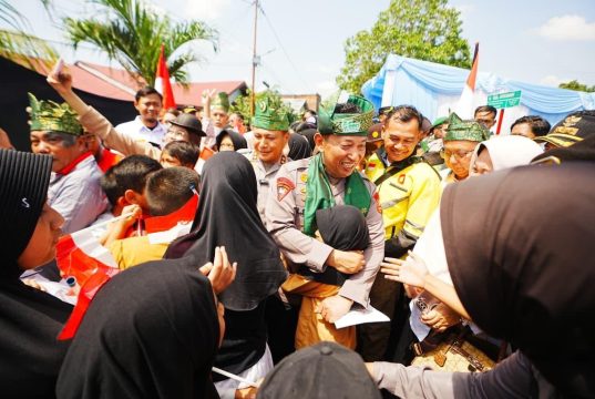 Resmikan 80 Jembatan Merah Putih Presisi di Riau, Kapolri: Permudah Anak Sekolah-Masyarakat