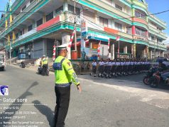 Berikan pelayanan prima, Sat Lantas Polres Kepulauan Tanimbar amankan lomba baris indah tingkat SMA